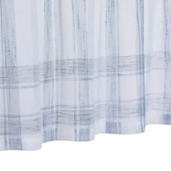 Trinity Buffalo Plaid Gingham Pattern Yarn-Dyed Short Curtains