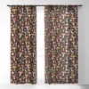 Avenie Mushroom Medley Pattern Single Panel Sheer Window Curtain - Society6 -Adesso Store GUEST af358c9e 7ba2 4531 b4d9 f97a4c1ac6e0