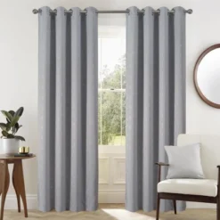 RT Designers Collection Gatsby Rubber Blackout Grommet Panel Grey -Adesso Store GUEST afa7418a 5a08 4d77 99bb a6179bd9d241