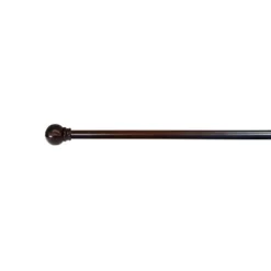 Vogue Adjustable Steel Rod Set With Ball Finial 5/8" Diameter Espresso By Versailles -Adesso Store GUEST afa9d217 22ee 4411 a821 cadf454cb534