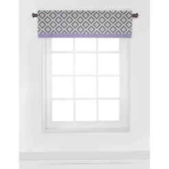 Bacati - Love Grey/Lilac Window Valance 10 Bacati - Love Grey/Lilac Window Valance -Adesso Store GUEST b0a0571d 8215 48bc 816d 887bf2063f07