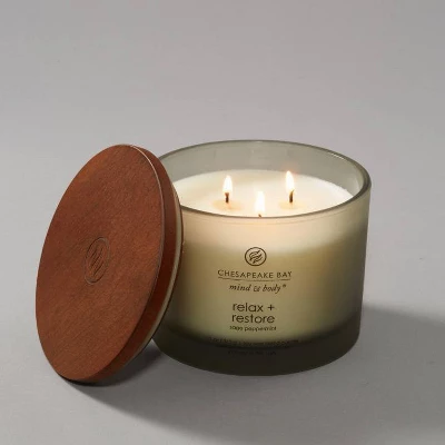 Glass Jar Candle Relax + Restore - Mind & Body By Chesapeake Bay Candle 5 Glass Jar Candle Relax + Restore - Mind & Body By Chesapeake Bay Candle - Image 3