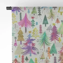 Ninola Design Christmas Trees Simply Modern Single Panel Sheer Window Curtain - Deny Designs 10 Ninola Design Christmas Trees Simply Modern Single Panel Sheer Window Curtain - Deny Designs -Adesso Store GUEST b25858bc 6e8d 4b18 bf3e 417372e1d782