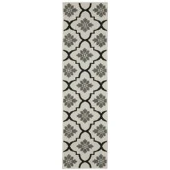 Trinity Floral Trellis Patio Area Rug Beige/Black - Captiv8e Designs 23 Trinity Floral Trellis Patio Area Rug Beige/Black - Captiv8e Designs -Adesso Store GUEST b57cb494 e73a 4a68 a44e 6b5e0221432d