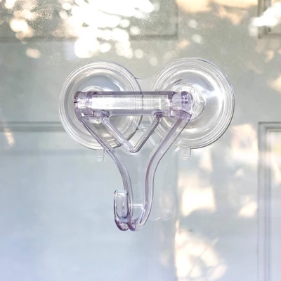 Lites-Up 2ct Heavy Duty Double Suction Cup Clamp Wreath Hanger 5 Lites-Up 2ct Heavy Duty Double Suction Cup Clamp Wreath Hanger - Image 3