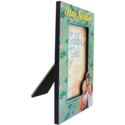 Silver Buffalo The Golden Girls "Stay Golden" Die-Cut Photo Frame | 4 X 6 Inches