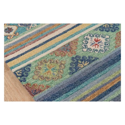 2'x3' Fair Isle Design Tufted Accent Rug Blue - Momeni 5 2'x3' Fair Isle Design Tufted Accent Rug Blue - Momeni - Image 3