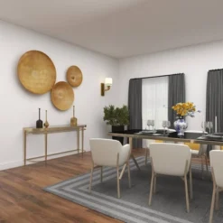 Set Of 3 Metal Plate Large Metallic Disk Wall Decors - Olivia & May -Adesso Store GUEST b7a35650 5a4b 42aa b9a4 5c505073fda8