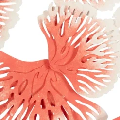Contemporary Metal Coral Wall Decor Orange - Olivia & May -Adesso Store GUEST b7fbc9c8 1621 4440 9b6f 695f346fc0d8