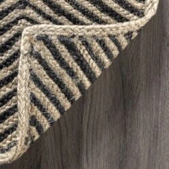 NuLOOM Priscilla Braided Jute Abstract Chevron Area Rug -Adesso Store GUEST b923a67d 821c 4105 babd 87775f0fc958