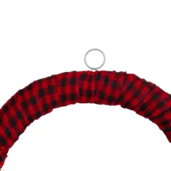 Northlight Red And Black Buffalo Plaid And Berry Artificial Christmas Wreath - 24-Inch, Unlit -Adesso Store GUEST b98ff18d 48ee 4d62 b6a3 51d5d2c069bf