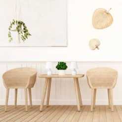 9.45" 2pk Petite Ceramic Oblong Bedside Table Desk Lamps With Matching Tapered Drum Shade Off-White - Creekwood Home -Adesso Store GUEST ba35dd3b 3f77 452e a5d7 3ab10719ff82