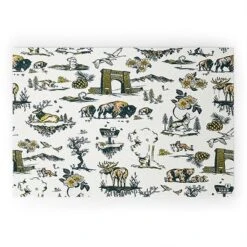 The Whiskey Ginger Yellowstone National Park Travel Pattern Welcome Mat - Society6 -Adesso Store GUEST baee4069 fbd0 4148 a509 bf3a91505ec8