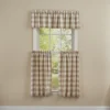 Park Designs Buffalo Check Valance - 72"L - Natural