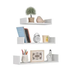3pc Aalto U-Shaped Floating Wall Shelf Set - Danya B. -Adesso Store GUEST bb69badb 0aea 42a5 8a44 6cac703652c1