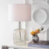 26" Glass Augustine Table Lamp (Includes LED Light Bulb) Gray - JONATHAN Y 1 26" Glass Augustine Table Lamp (Includes LED Light Bulb) Gray - JONATHAN Y -Adesso Store GUEST bb7a8d01 d39d 4306 9561 554a2ef2c923