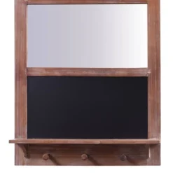 Multi-Functional Wall Memo Board Mirrored With Chalkboard Brown - StyleCraft -Adesso Store GUEST be608c4a ab3c 4e98 ac0d 06305888d922