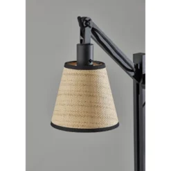 Walden Table Lamp Metal/Wood Black - Adesso -Adesso Store GUEST c051c9c6 5faf 45bc 946a e0879731ee87