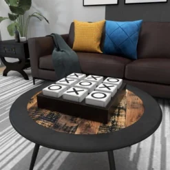 14" Contemporary Wooden Tic Tac Toe Sculpture Black - Olivia & May 32 14" Contemporary Wooden Tic Tac Toe Sculpture Black - Olivia & May -Adesso Store GUEST c16a5895 efab 4c99 a9ba 419f98f3cf76