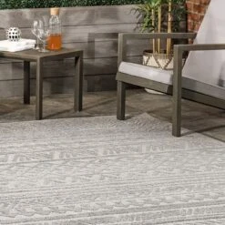 NuLOOM Mikala Raised Global Indoor And Outdoor Patio Area Rug -Adesso Store GUEST c187e054 ec79 4e9b aaa3 f3011894545b