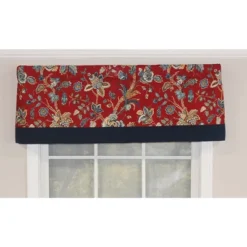Gianna Banded 3in Rod Pocket Contrast Bottom Banding Valance 50in X 16in By RLF Home 10 Gianna Banded 3in Rod Pocket Contrast Bottom Banding Valance 50in X 16in By RLF Home -Adesso Store GUEST c58db3cc cbd7 4020 8feb aa71c3627545