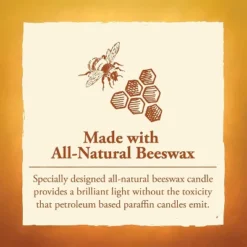 Candle By The Hour 48-Hour Candle Refill, Eco-friendly Natural Beeswax With Cotton Wick -Adesso Store GUEST c9eb2331 711d 417a 9f79 dd2a7e1040d7