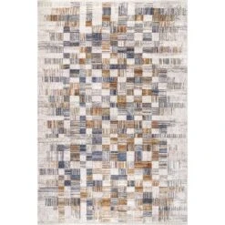 NuLOOM Mindy Faded Contemporary Tiles Fringe Area Rug -Adesso Store GUEST ca1b626c 3893 45fa a72f c8df028b416f
