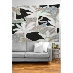 Evamatise Leopards And Palms Rainbow Tapestry - Society6