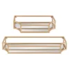 2pc Ciel Metal Wall Shelf Set - Kate & Laurel All Things Decor -Adesso Store GUEST cad877a3 333d 466e b71a 14267dc553a7