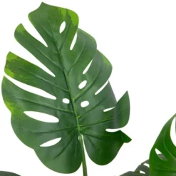 Northlight 35" Green Wide Leaf Monstera Artificial Potted Plant -Adesso Store GUEST cda6fe11 84c5 4c76 b5b8 44f6b79e590e
