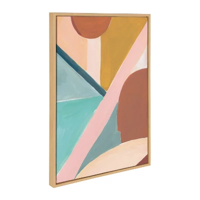 23" X 33" Sylvie Teotitlan Valley Study 2 By Kate Aurelia Holloway Framed Wall Canvas Natural - Kate & Laurel All Things Decor 3 23" X 33" Sylvie Teotitlan Valley Study 2 By Kate Aurelia Holloway Framed Wall Canvas Natural - Kate & Laurel All Things Decor