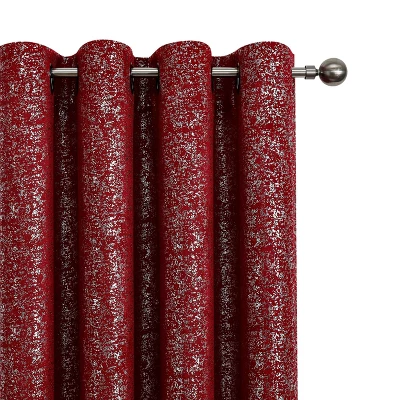 Kate Aurora 2 Pack Glam Metallic Sparkle Thermal Light Filtering Grommet Top Curtains 14 Kate Aurora 2 Pack Glam Metallic Sparkle Thermal Light Filtering Grommet Top Curtains - Image 12