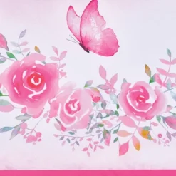 Collections Etc Pink Roses Garland & Butterflies Window Valance Curtains -Adesso Store GUEST d19b81ff 1969 4aa2 8e1b 228676680d55