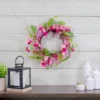 Northlight Geranium And Berry Artificial Spring Floral Wreath, Pink - 18-Inch -Adesso Store GUEST d19e8da9 4137 4b46 a5c2 f9d4368a3a97