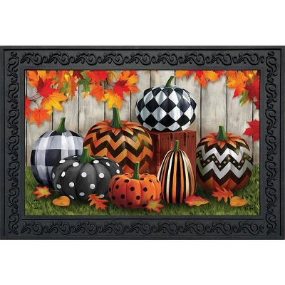 Briarwood Lane Patterned Pumpkins Autumn Doormat Leaves Indoor Ou 3 Briarwood Lane Patterned Pumpkins Autumn Doormat Leaves Indoor Ou