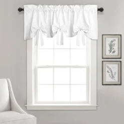 18"x52" Melody Bow Valance Blush - Lush Décor -Adesso Store GUEST d3f75ecd c685 42a4 92a4 c177011aa099