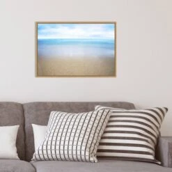 23" X 16" Hawaiian Shoreline And Ocean By Design Pics Danita Delimont Framed Canvas Wall Art - Amanti Art -Adesso Store GUEST d4dfa00e dc9f 4c97 8dbd 7b90a93ac898