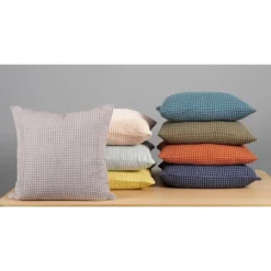 KAF Home Contrast Waffle Decorative Pillow, 20" X 20"