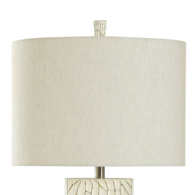 Bouleau Rustic Table Lamp Brown Cream Crackle Finish - StyleCraft 4 Bouleau Rustic Table Lamp Brown Cream Crackle Finish - StyleCraft - Image 2