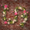 National Tree Company 72" Rose And Hydrangea Garland -Adesso Store GUEST d8fcd2f4 a898 4043 a734 63b984e54c0b