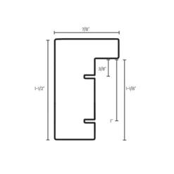 Ambiance Framing Gallery Wood Frames Single - Assorted Sizes & Colors -Adesso Store GUEST d984cb7b 2dd5 4a1c 8af1 e17b199d9daa