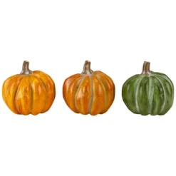 Northlight Set Of 6 Boxed Orange And Green Pumpkin Thanksgiving Decorations -Adesso Store GUEST db96b784 a60f 4411 a004 51af0ffca6c6