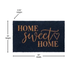 Flash Furniture Harbold 18" X 30" Indoor/Outdoor Coir Doormat With Home Sweet Home Message And Non-Slip Backing -Adesso Store GUEST dd26d4f2 21fb 4681 a029 d56254f7c823