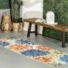 NuLOOM Rosana Floral Machine Washable Indoor/Outdoor Area Rug -Adesso Store GUEST ded201c2 56a6 4e36 a98e 5c58a0e83530