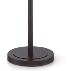 Franklin Iron Works Alamo Industrial Rustic Floor Lamp 62" Tall Bronze Metal Sheer Organza Outer Linen Fabric Inner Double Drum Shade For Living Room -Adesso Store GUEST e2231f23 36db 4f96 9b05 caa2cce926cf