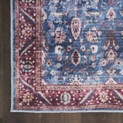 Nourison Washable Brilliance Bordered Vintage Indoor Rug -Adesso Store GUEST e287fdde 78cd 475f b9ab cf93115d5a73