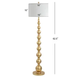 62.5" Metal Adriana Floor Lamp (Includes LED Light Bulb) Gold - JONATHAN Y -Adesso Store GUEST e510fe61 160e 48f0 a679 49a0e3ea79b8