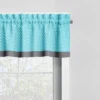 Bacati - Pin Dots Aqua/Gray Window Valance 1 Bacati - Pin Dots Aqua/Gray Window Valance -Adesso Store GUEST e6206694 4c39 414d 8508 1ee74e419364