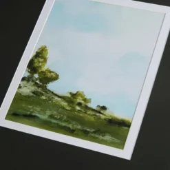 Across The Plains Framed Glass Wall Art Double Mat - Martha Stewart -Adesso Store GUEST e6efd275 1392 4dc6 864e 4209e541e497