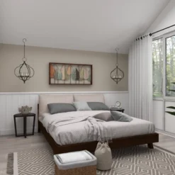 Metal Leaf Varying Texture Wall Decor With Wood Frame Brown - Olivia & May -Adesso Store GUEST e8692b39 2e8c 4451 9830 1968979e4168